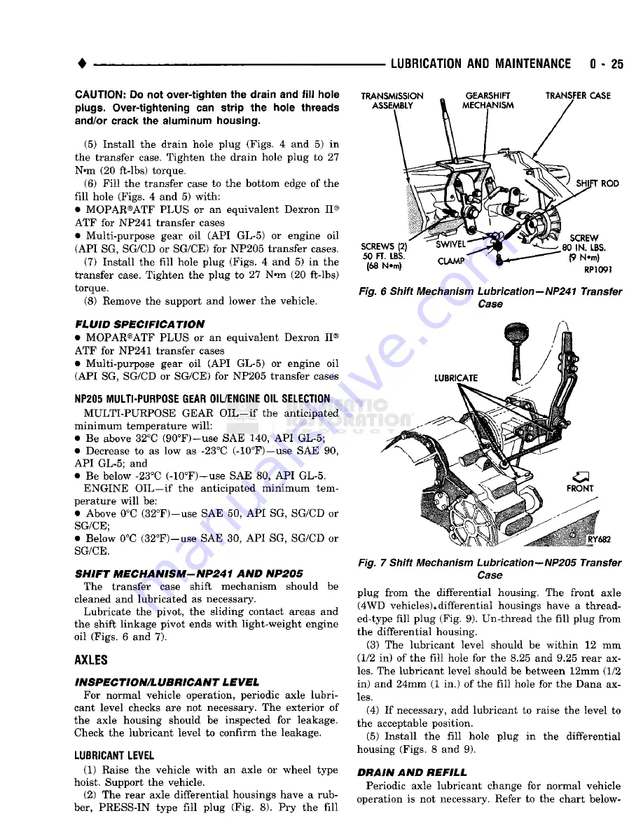 Chrysler DODGE AD100 1993 Скачать руководство пользователя страница 44