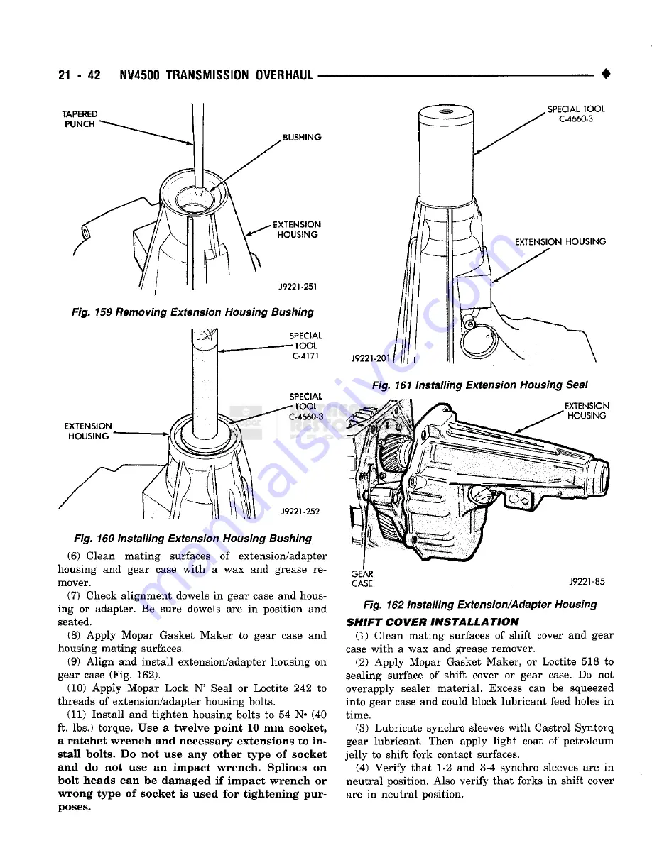 Chrysler DODGE AD100 1993 Service Manual Download Page 1043