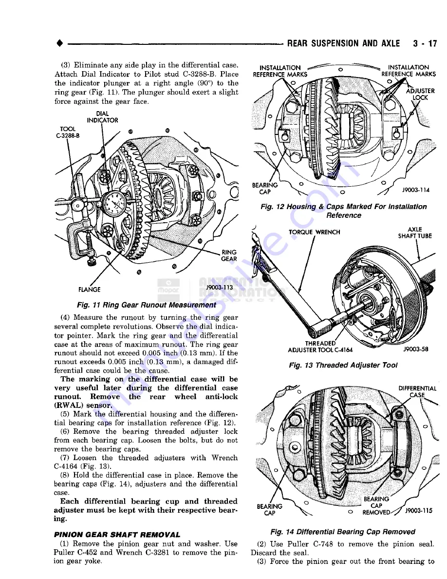 Chrysler DODGE AD100 1993 Service Manual Download Page 144