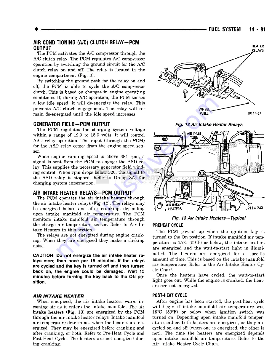 Chrysler DODGE AD100 1993 Скачать руководство пользователя страница 900