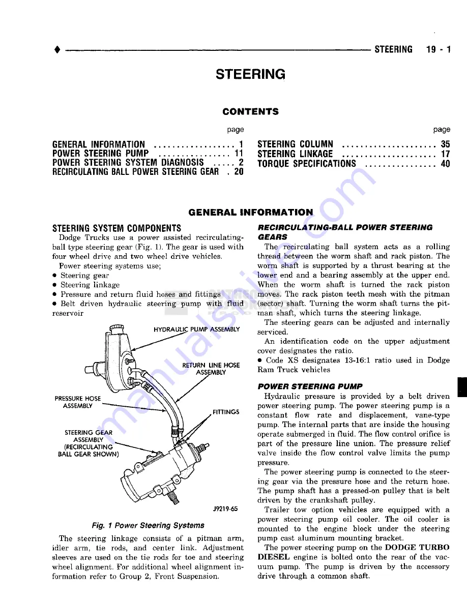 Chrysler DODGE AD100 1993 Скачать руководство пользователя страница 962