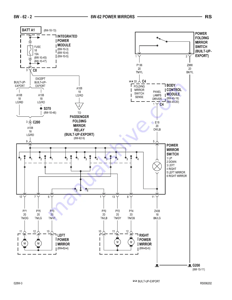 Chrysler Dodge Caravan 2002 Manual Download Page 1007