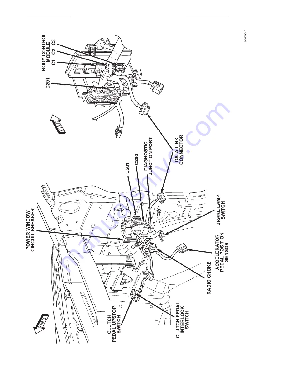 Chrysler Dodge Caravan 2002 Скачать руководство пользователя страница 1190