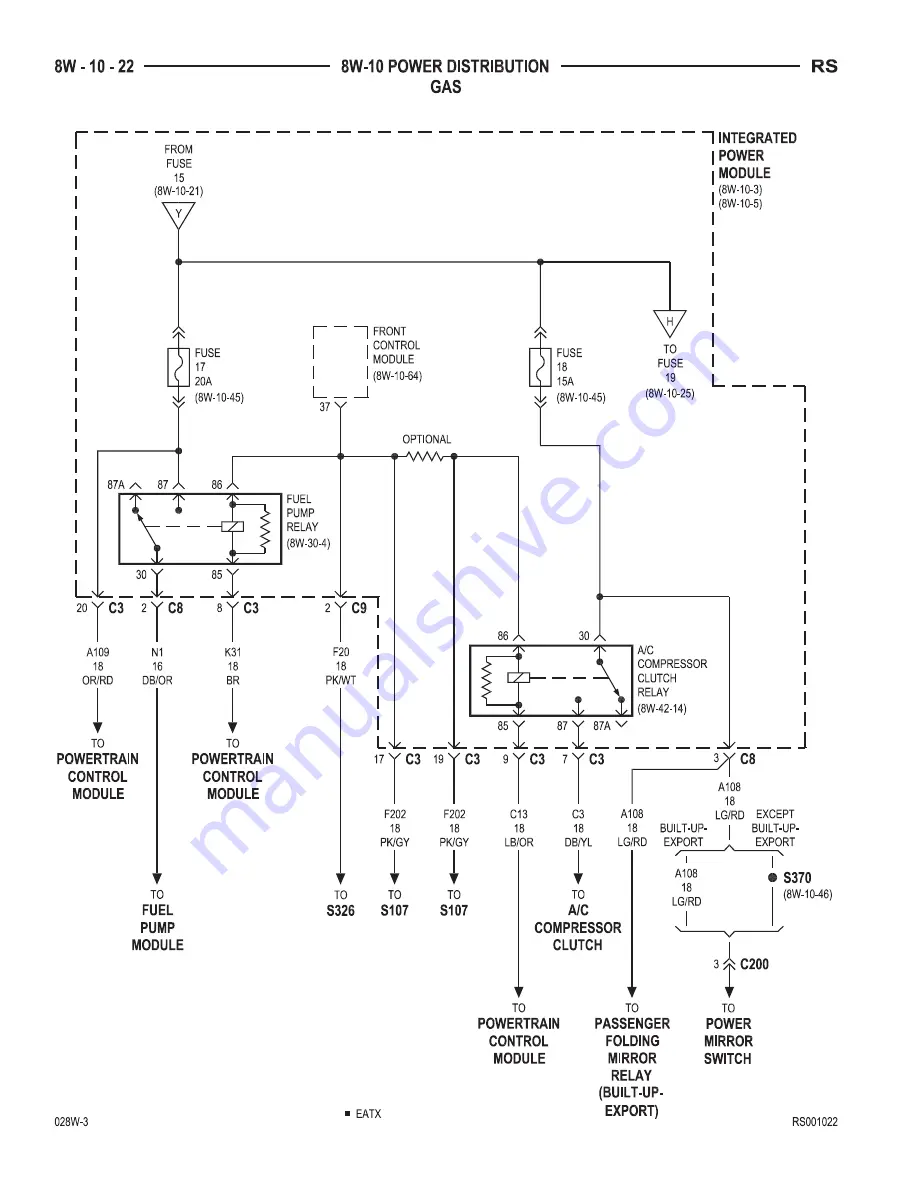 Chrysler Dodge Caravan 2002 Скачать руководство пользователя страница 699