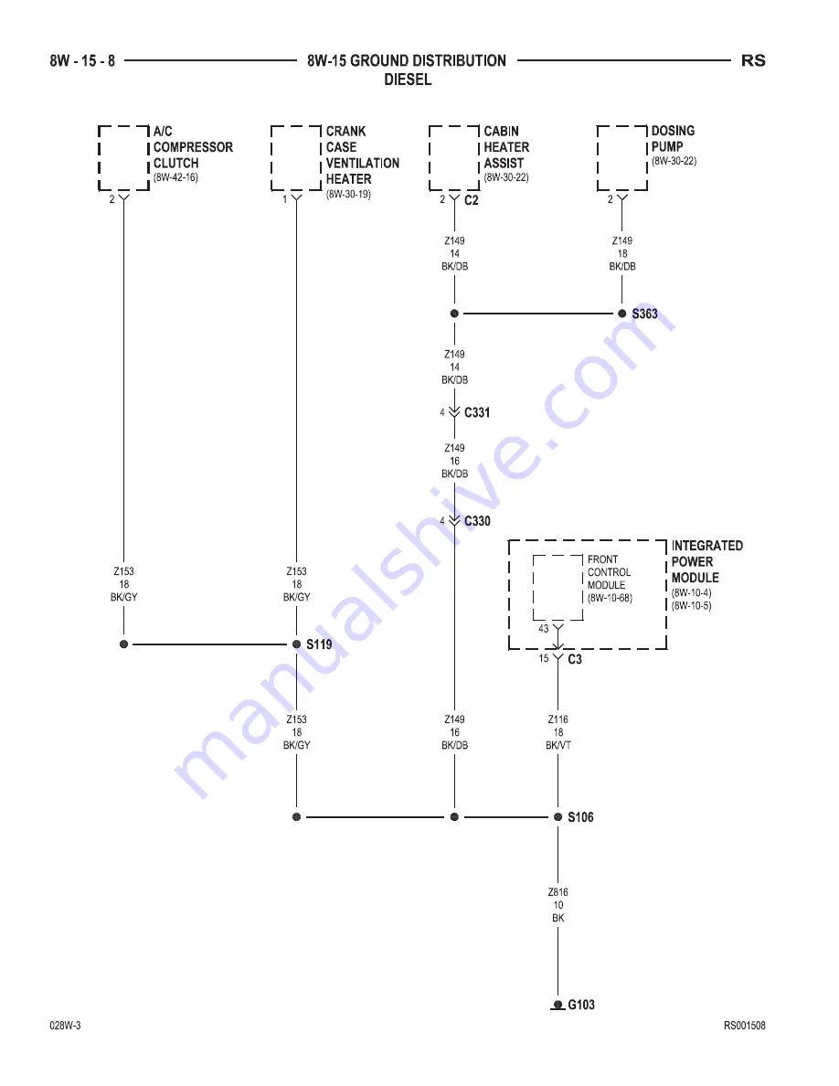 Chrysler Dodge Caravan 2002 Manual Download Page 753