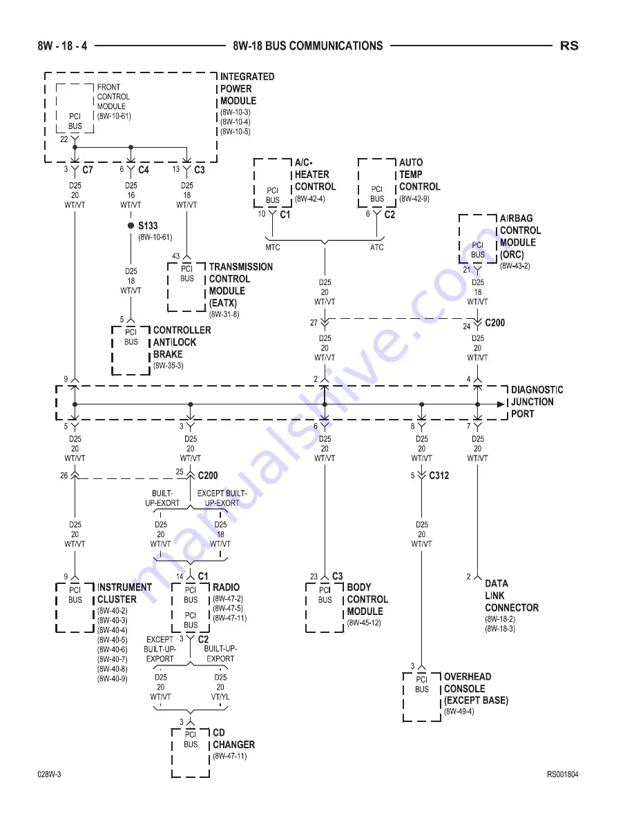 Chrysler Dodge Caravan 2002 Скачать руководство пользователя страница 775