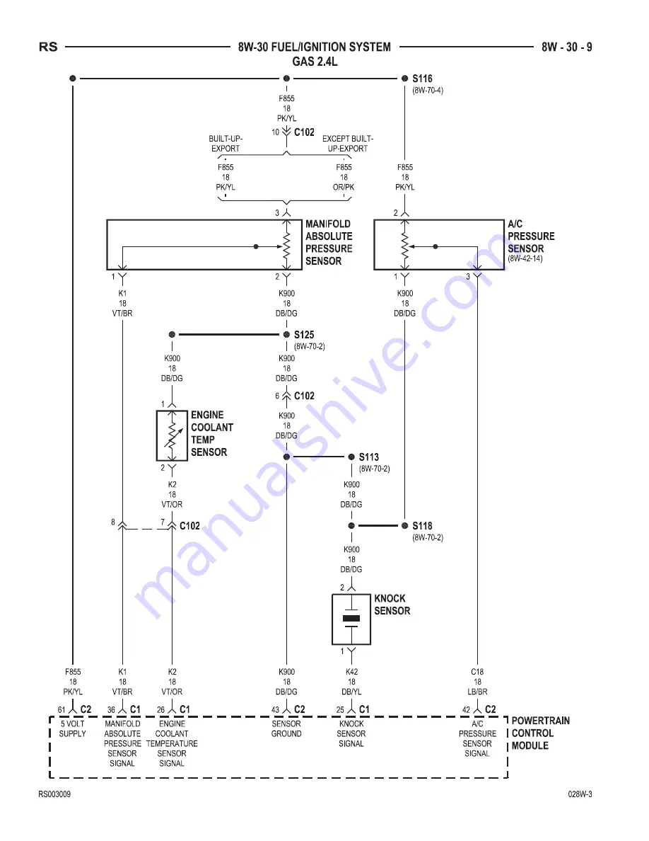 Chrysler Dodge Caravan 2002 Скачать руководство пользователя страница 794