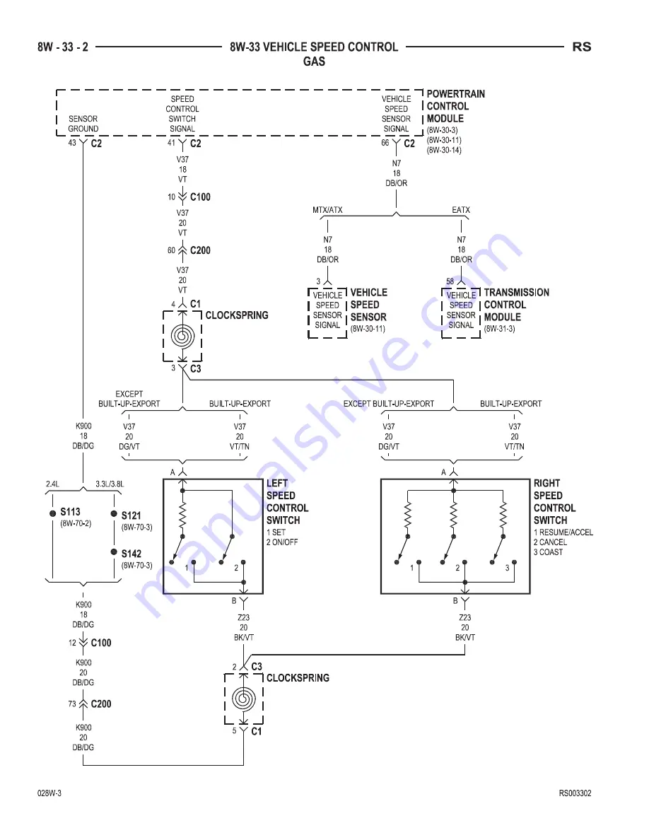 Chrysler Dodge Caravan 2002 Скачать руководство пользователя страница 829