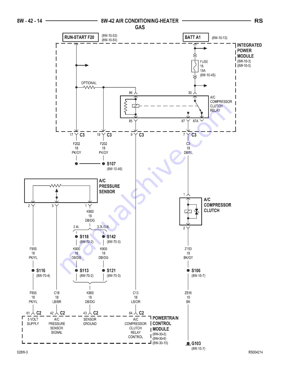 Chrysler Dodge Caravan 2002 Скачать руководство пользователя страница 881