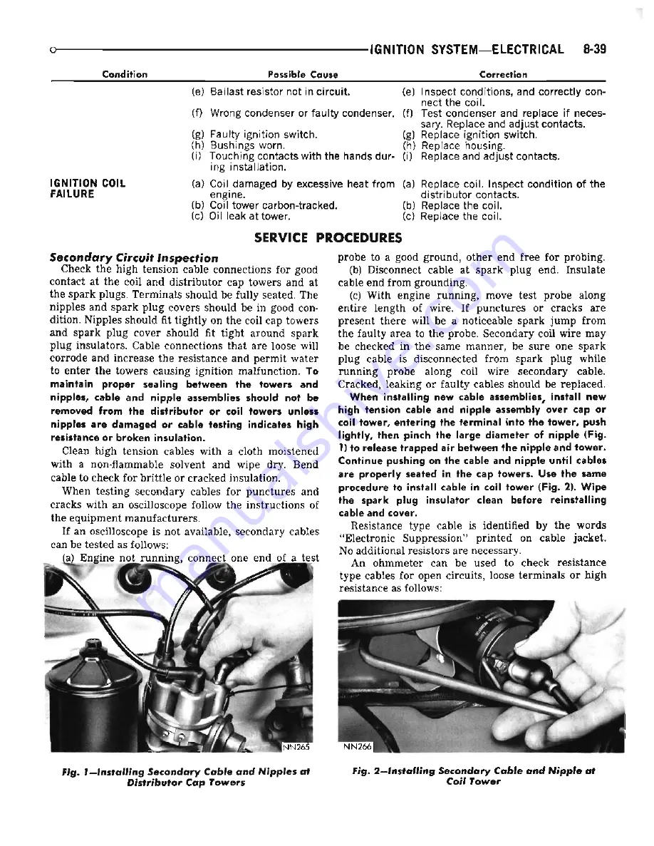 Chrysler Dodge Coronet 1969 Series Service Manual Download Page 225