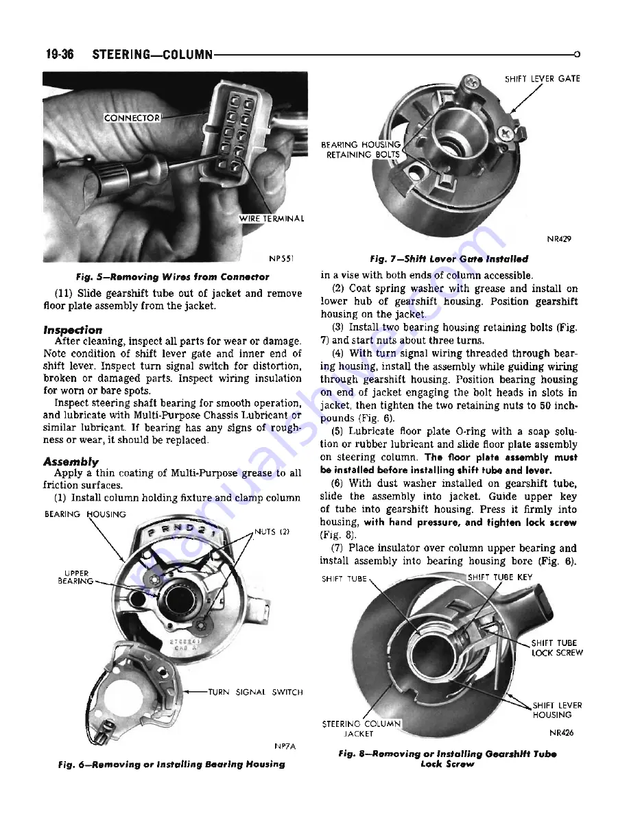 Chrysler Dodge Coronet 1969 Series Service Manual Download Page 539