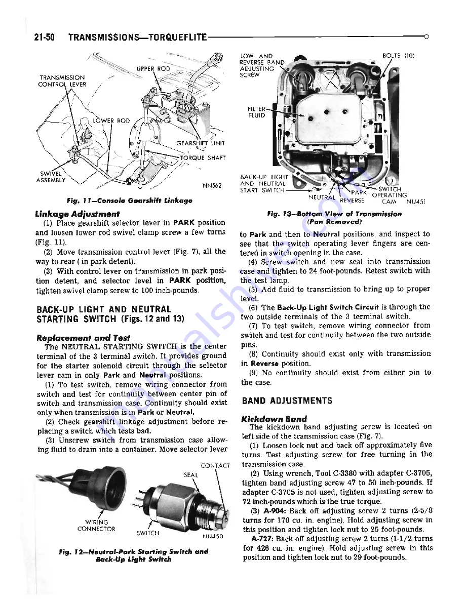 Chrysler Dodge Coronet 1969 Series Service Manual Download Page 596