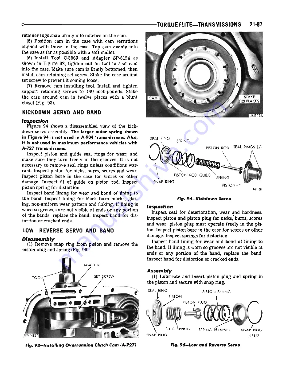 Chrysler Dodge Coronet 1969 Series Service Manual Download Page 633