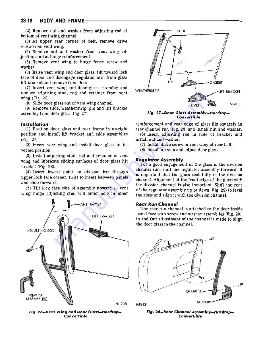 Chrysler Dodge Coronet 1969 Series Service Manual Download Page 668