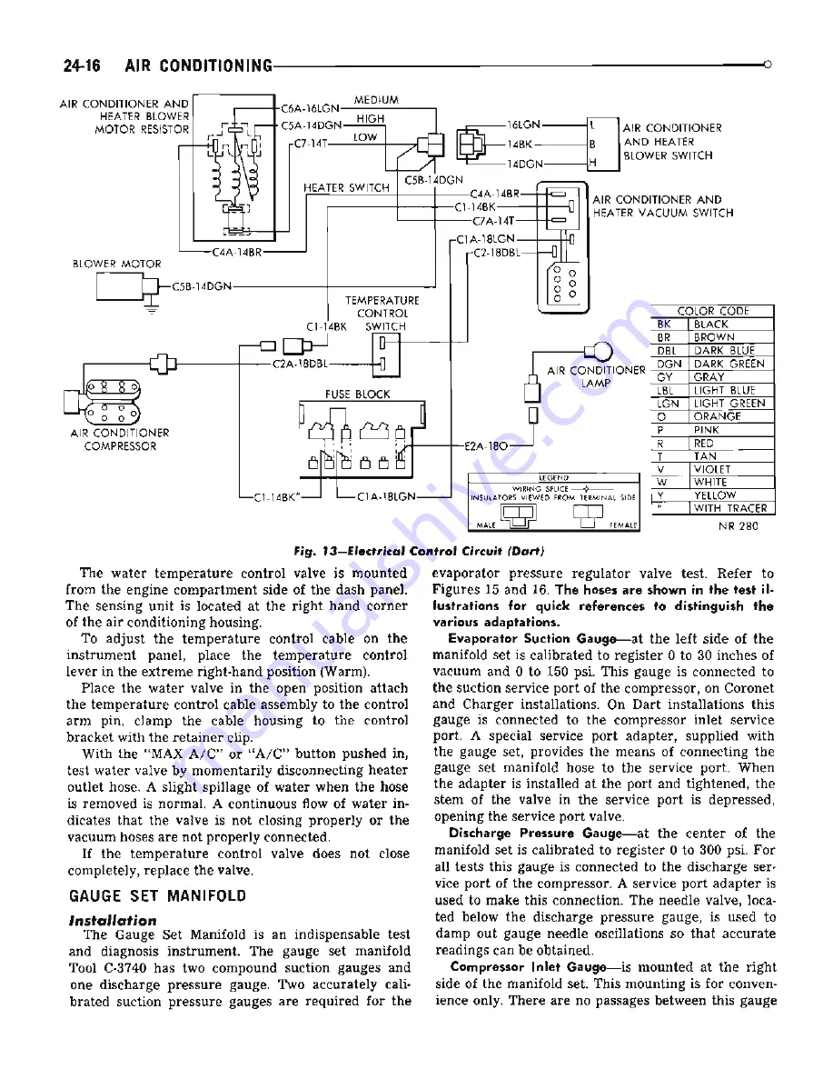 Chrysler Dodge Coronet 1969 Series Service Manual Download Page 779