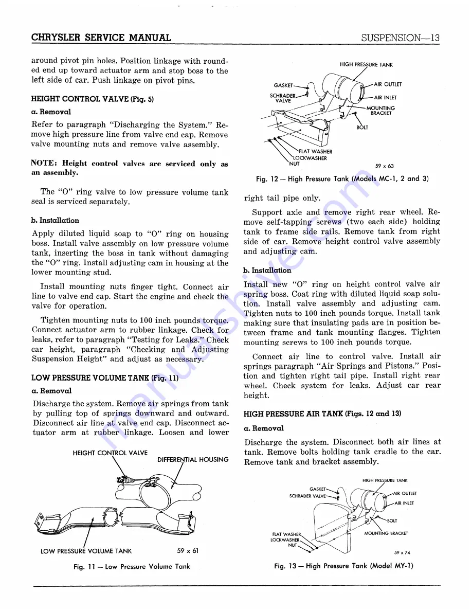 Chrysler Imperial 1959 Service Manual Supplement Download Page 15