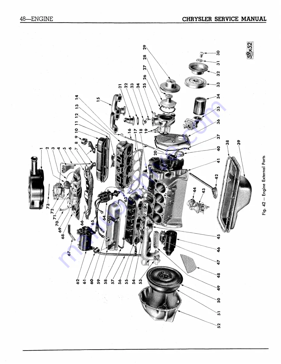 Chrysler Imperial 1959 Service Manual Supplement Download Page 82