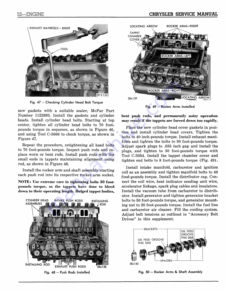 Chrysler Imperial 1959 Service Manual Supplement Download Page 86