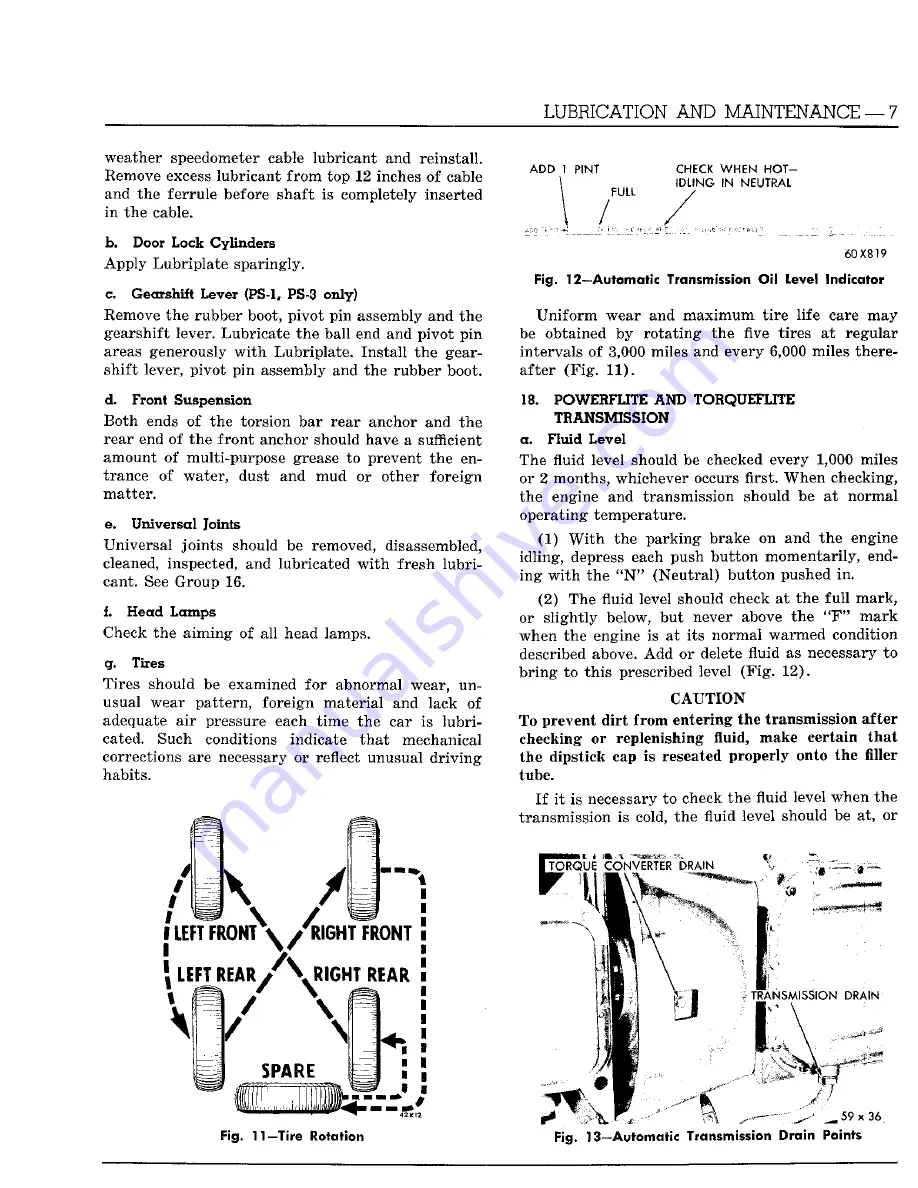 Chrysler Imperial 1960 Service Manual Download Page 16