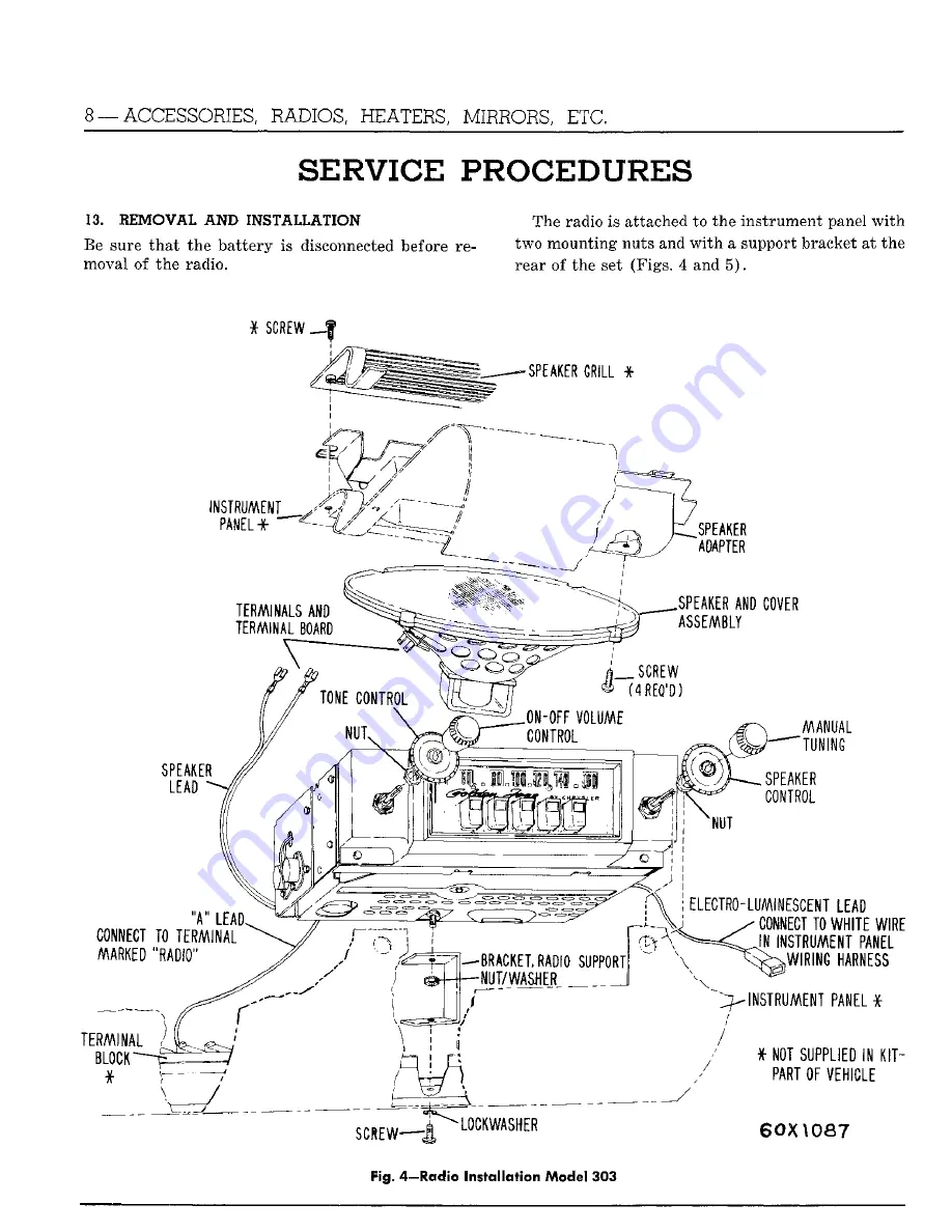 Chrysler Imperial 1960 Service Manual Download Page 26