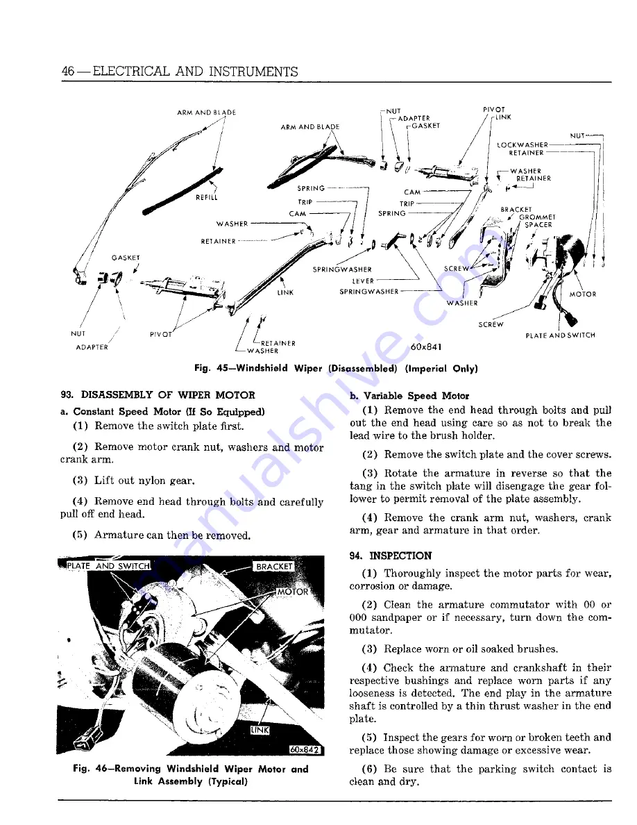 Chrysler Imperial 1960 Service Manual Download Page 196