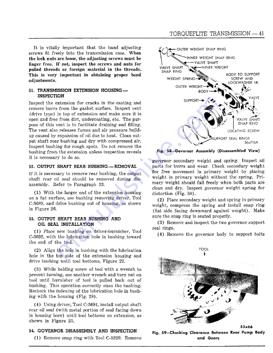 Chrysler Imperial 1960 Service Manual Download Page 395