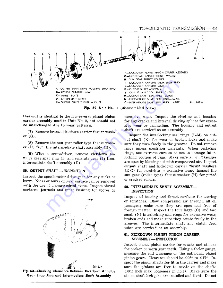 Chrysler Imperial 1960 Service Manual Download Page 397