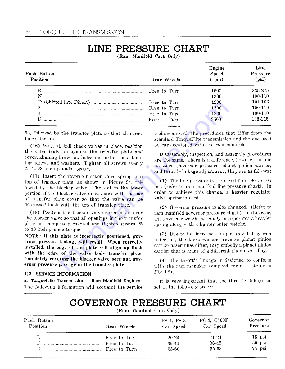 Chrysler Imperial 1960 Service Manual Download Page 418