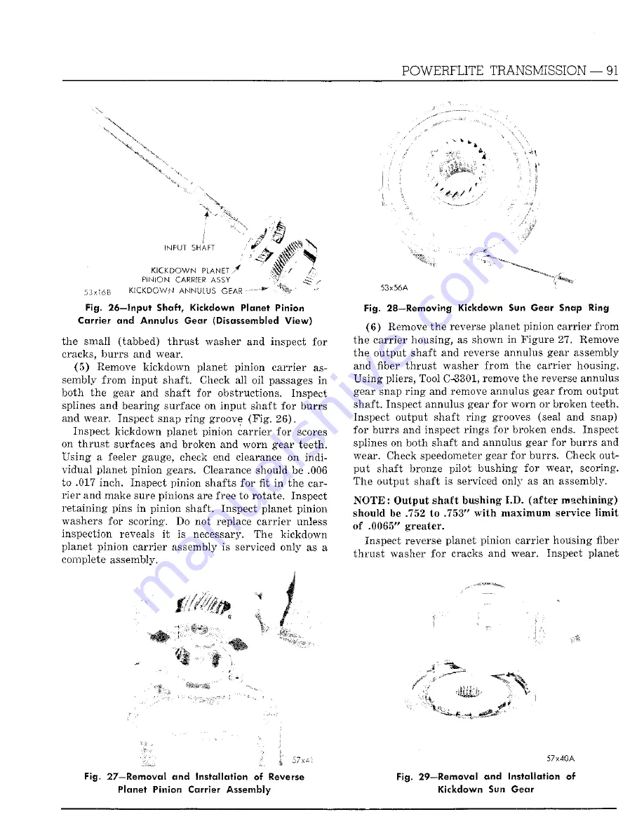 Chrysler Imperial 1960 Service Manual Download Page 445