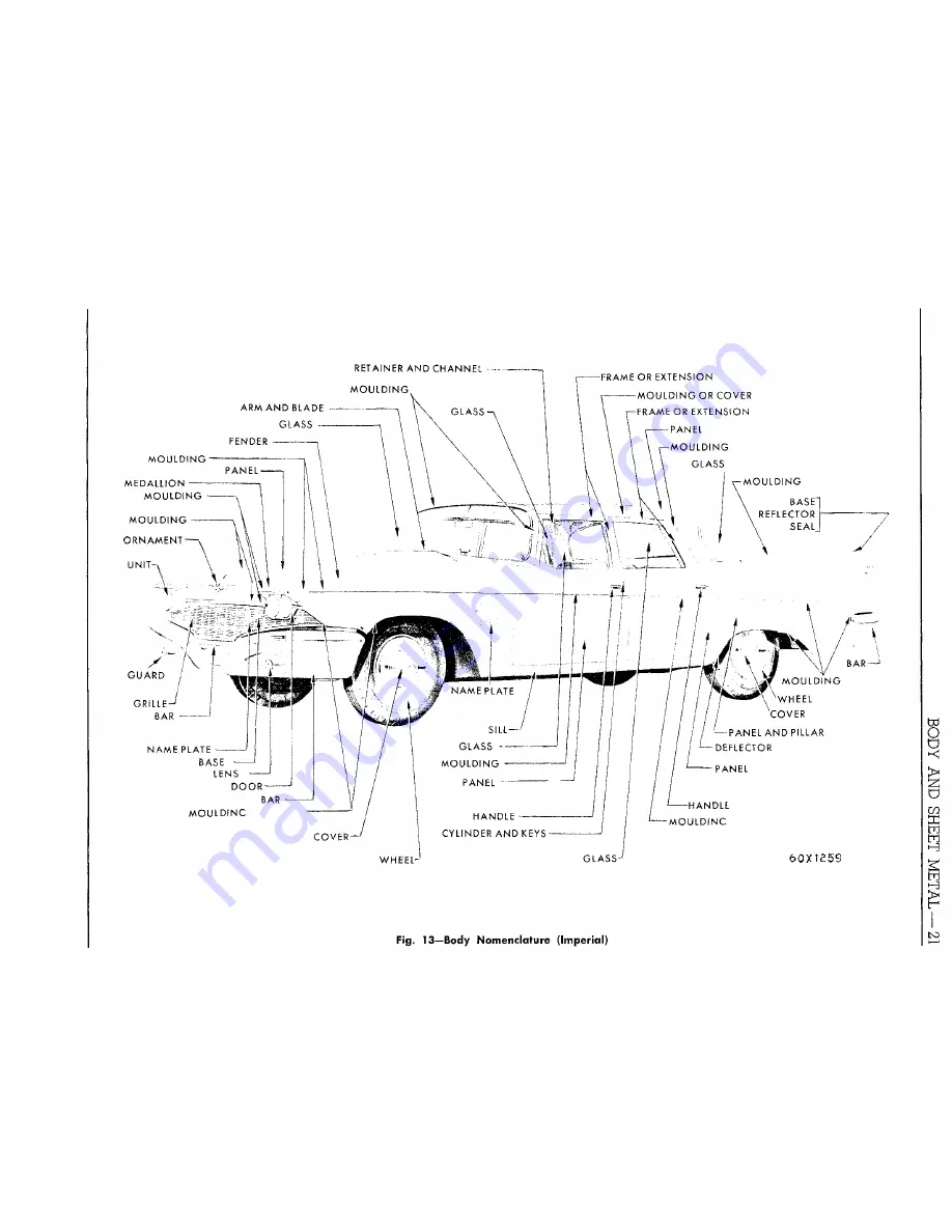 Chrysler Imperial 1960 Service Manual Download Page 492