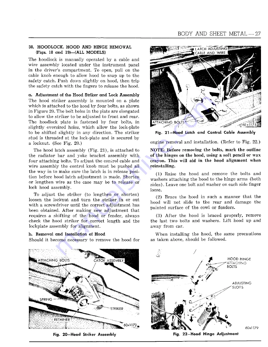 Chrysler Imperial 1960 Service Manual Download Page 498