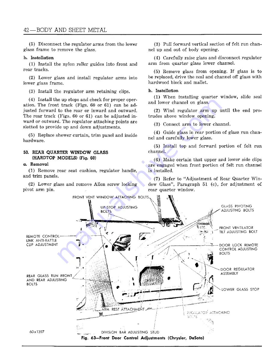 Chrysler Imperial 1960 Service Manual Download Page 513