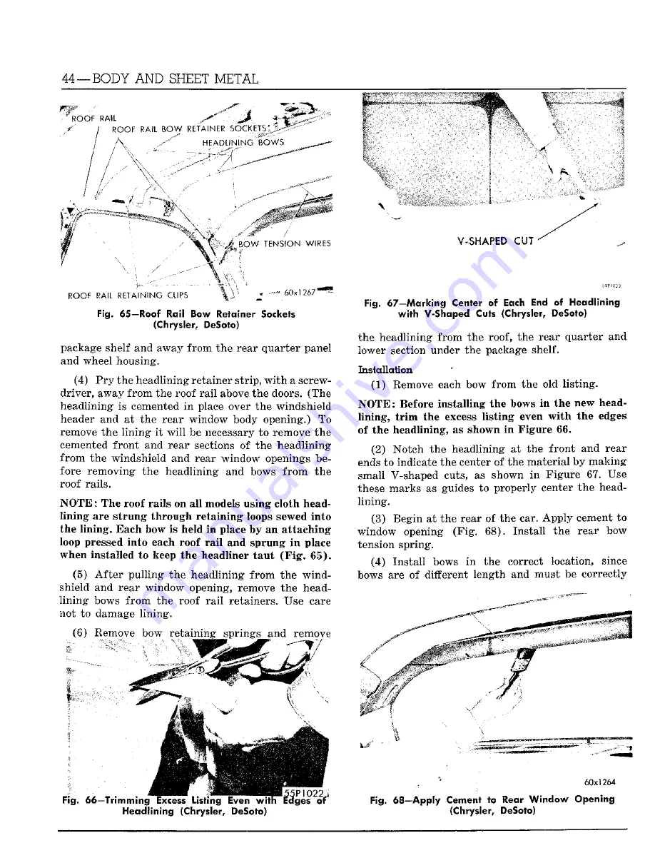 Chrysler Imperial 1960 Service Manual Download Page 515