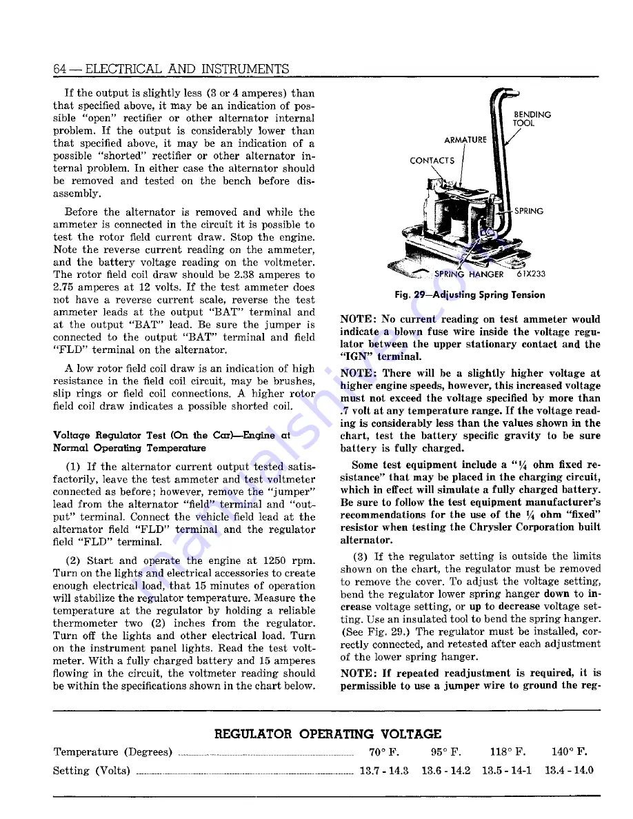 Chrysler Imperial 1960 Service Manual Download Page 693