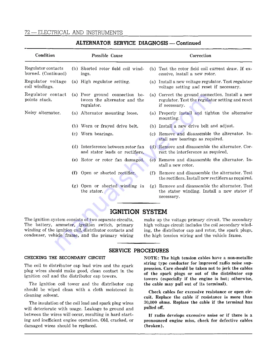 Chrysler Imperial 1960 Service Manual Download Page 701