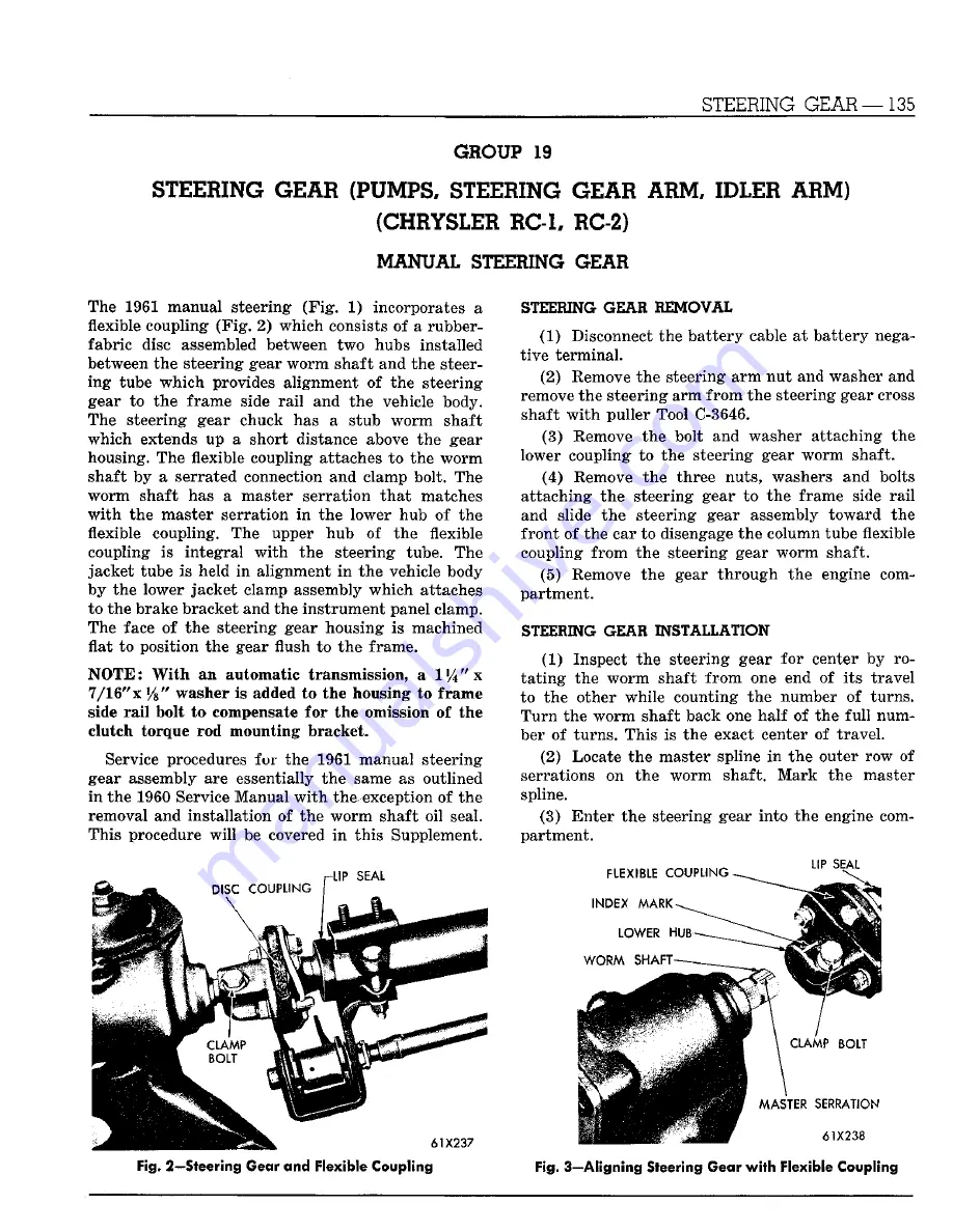 Chrysler Imperial 1960 Service Manual Download Page 754