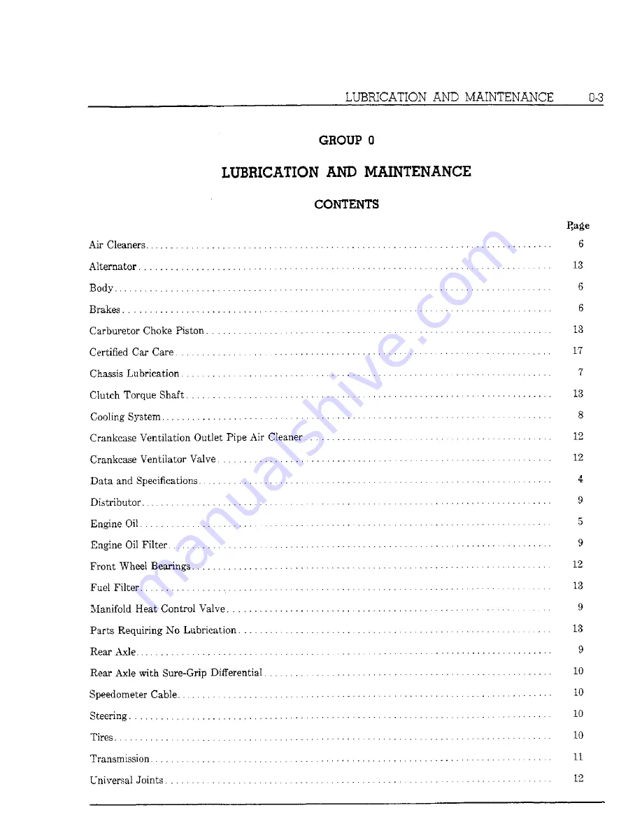 Chrysler Imperial 1962 Service Manual Download Page 12