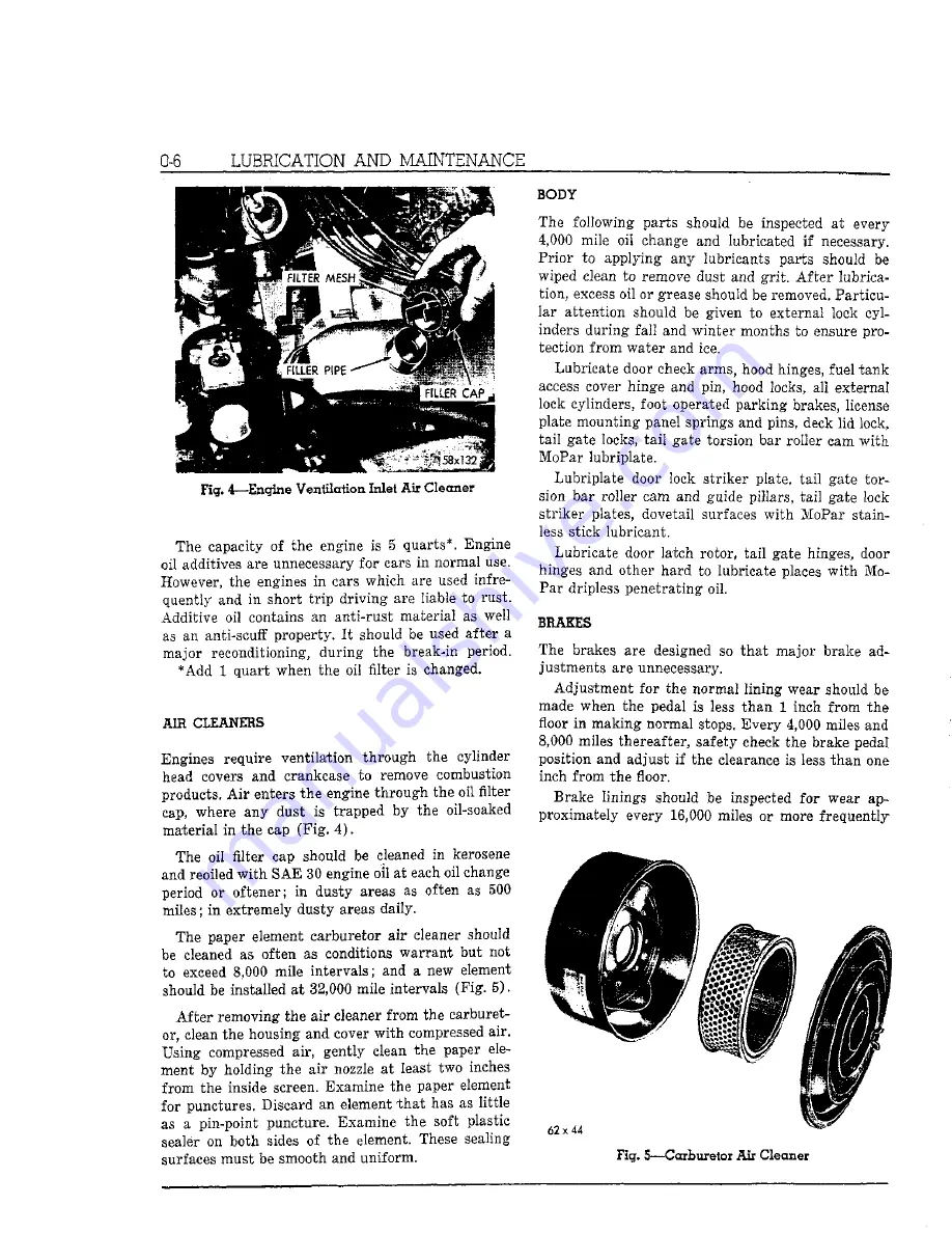 Chrysler Imperial 1962 Service Manual Download Page 15