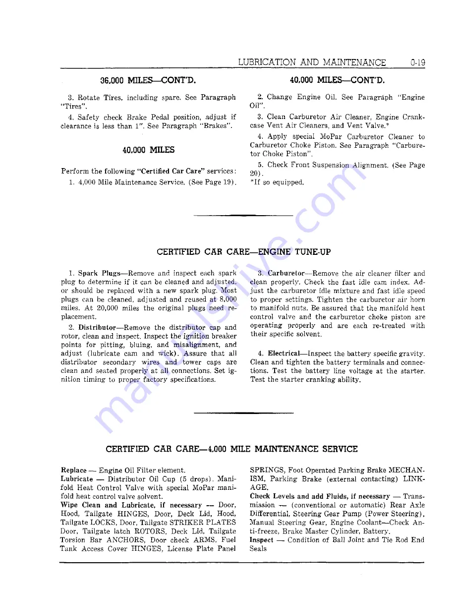 Chrysler Imperial 1962 Service Manual Download Page 28