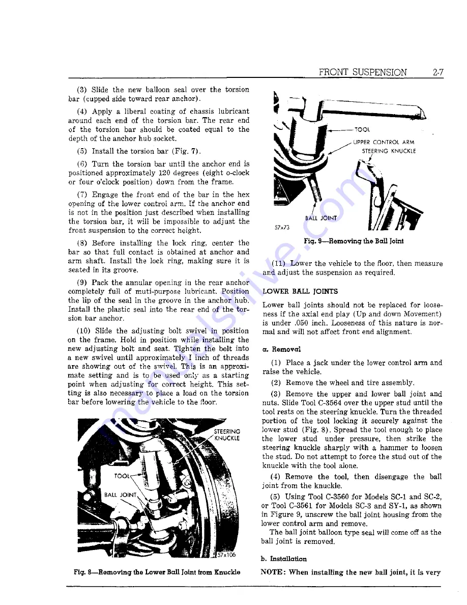 Chrysler Imperial 1962 Service Manual Download Page 75