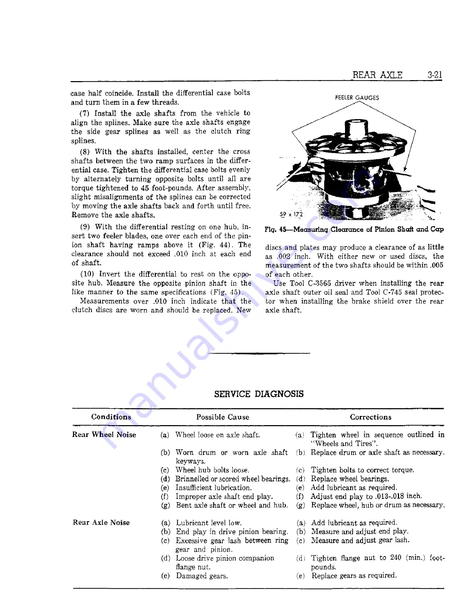 Chrysler Imperial 1962 Service Manual Download Page 105