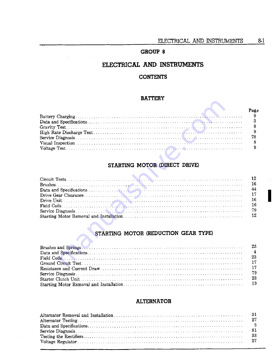 Chrysler Imperial 1962 Service Manual Download Page 153