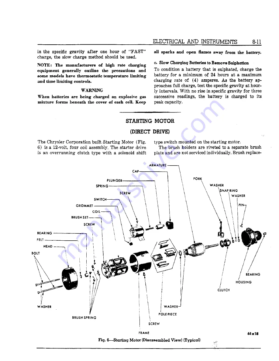 Chrysler Imperial 1962 Service Manual Download Page 163