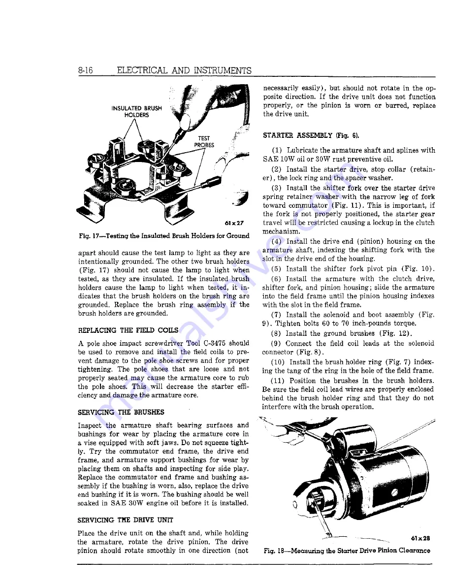 Chrysler Imperial 1962 Service Manual Download Page 168