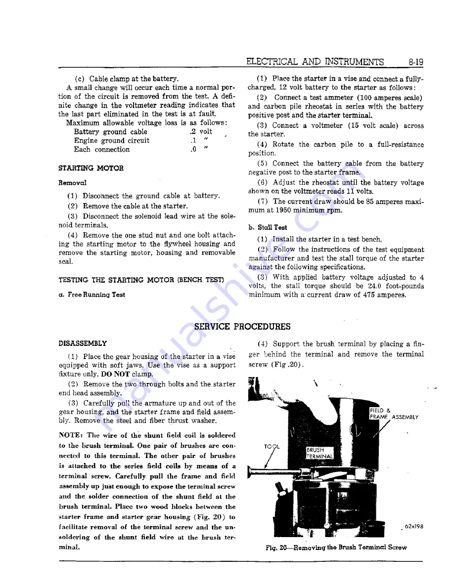 Chrysler Imperial 1962 Service Manual Download Page 171