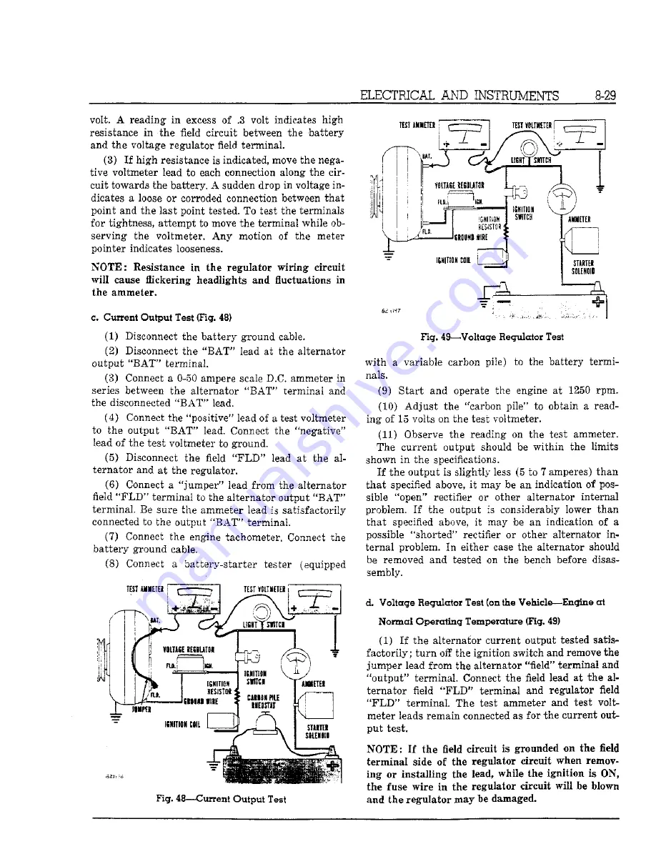 Chrysler Imperial 1962 Service Manual Download Page 181