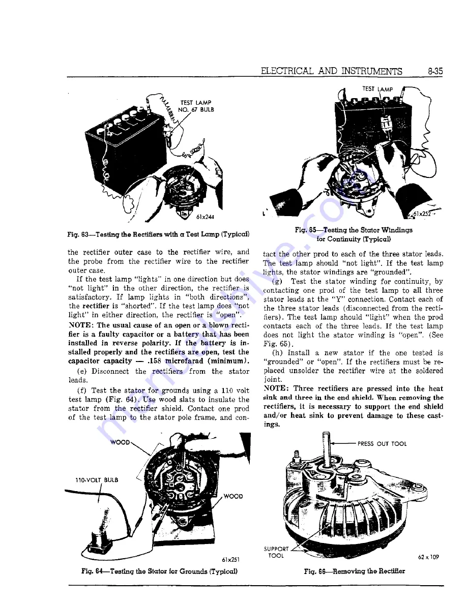 Chrysler Imperial 1962 Service Manual Download Page 187