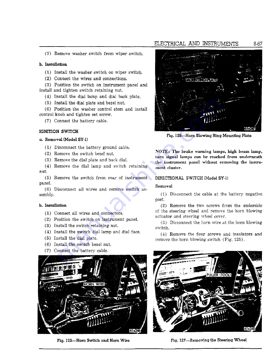 Chrysler Imperial 1962 Скачать руководство пользователя страница 219