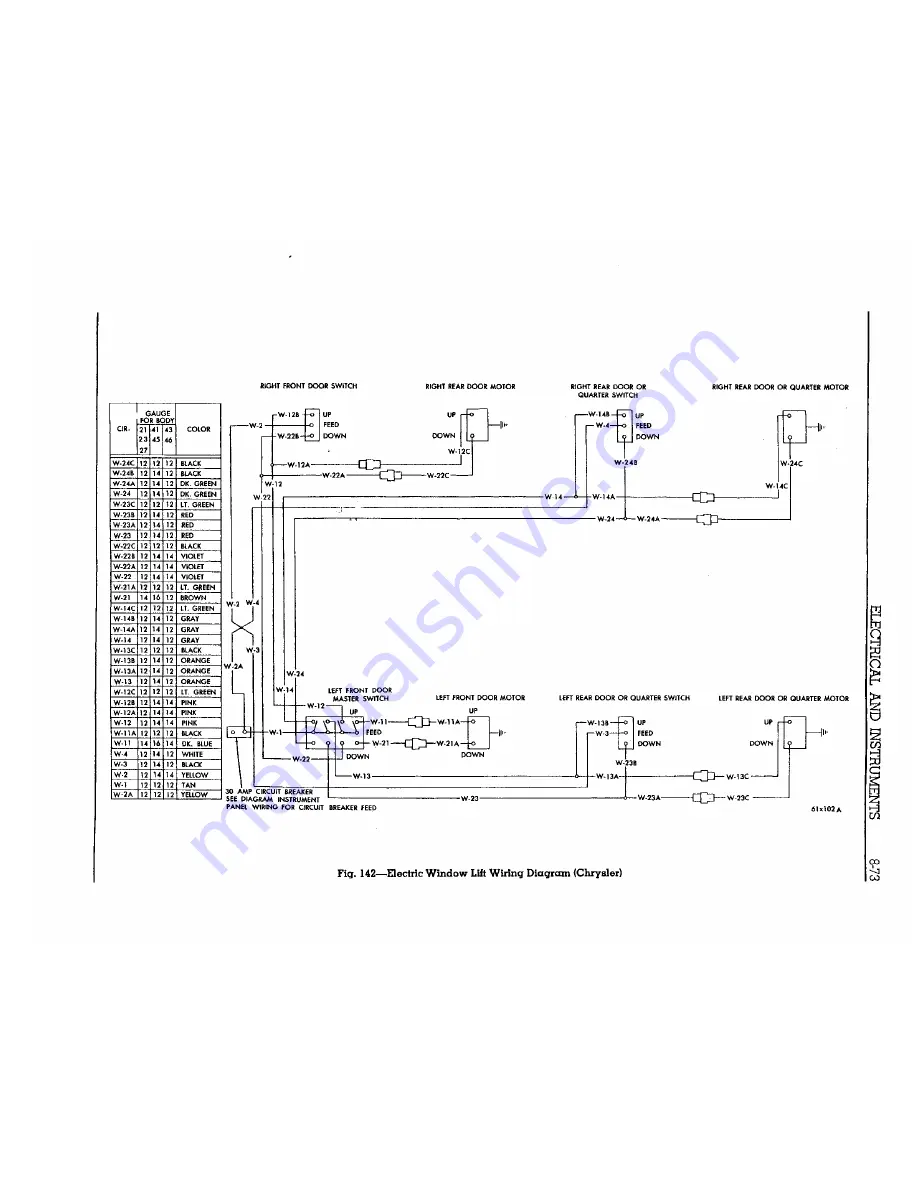 Chrysler Imperial 1962 Service Manual Download Page 225