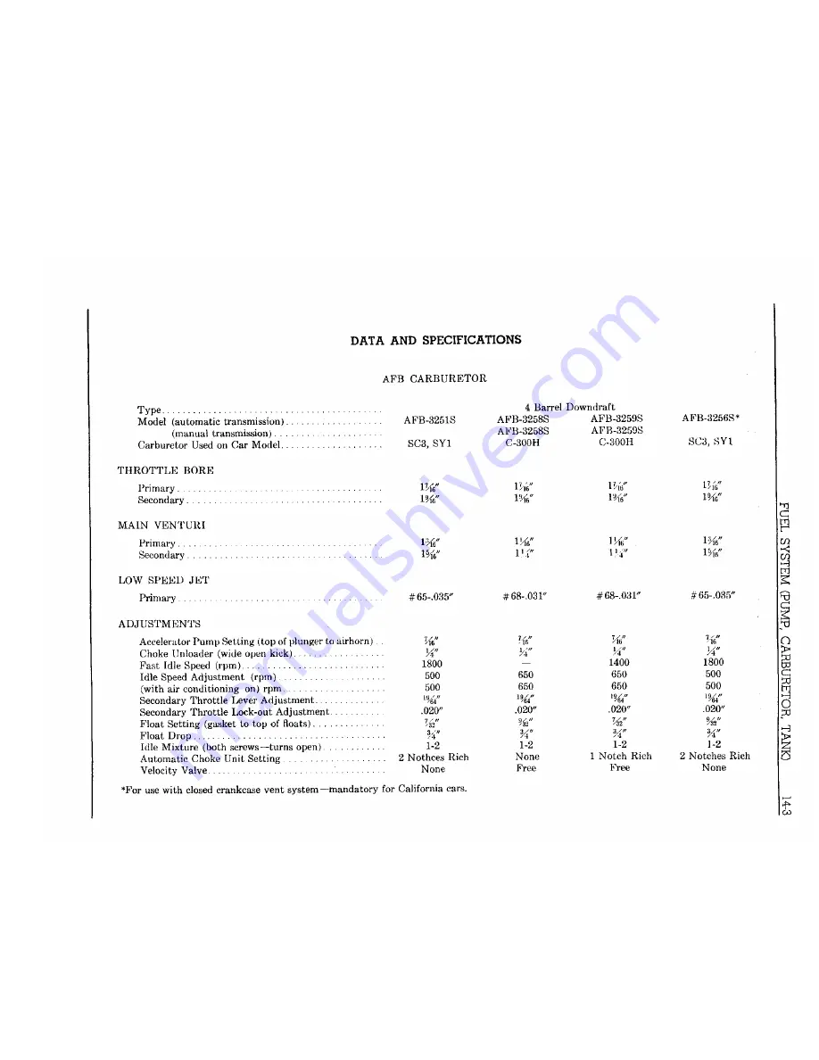 Chrysler Imperial 1962 Service Manual Download Page 310